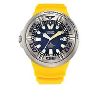 Citizen Men's Yellow Rubber Eco-Drive Promaster Diver Watch Blue