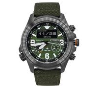 Citizen Promaster Chronograph Green Dial Eco-Drive 200M JV1005-02W Men's Watch