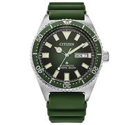 Citizen Promaster Dive Men's Automatic Stainless Steel Watch with 3 Hands and Date Luminous 41mm, Dark Green, Promaster Dive Automatic