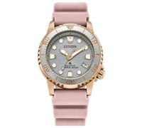 Citizen Promaster Aqualand EO2023-00A Women's Eco-Drive Solar Watch Stainless Steel with Rubber Strap