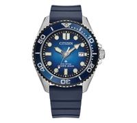 Citizen Promaster Men's Eco-Drive Diver Blue Dial Blue Strap Watch