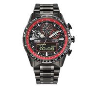 Citizen Promaster Men's Red Arrows Skyhawk Limited Edition Eco-Drive Black Dial & Black IP Bracelet Watch
