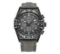 Citizen Promaster Navihawk Chronograph 42mm Grey Dial Nylon Strap Watch