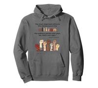 Citizen Quote by Barack Obama Pullover Hoodie