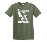 Citizen Smith Che Guevara Style Cult tv Wolfie Smith Freedom for Tooting Heavy Cotton t-Shirt