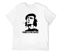 Citizen Smith Inspired Wolfie Mens T Shirt - Retro British Tv Tee Size XL White