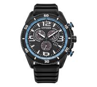 Citizen Sport Chronograph Eco-Drive Men's Watch, Black Dial, 45mm, AT2587-02E