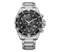 Citizen Sport Eco-Drive Chronograph Black Dial & Stainless Steel Watch
