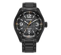 Citizen Sport Eco-Drive Men's Watch, Grey Dial, 43mm, AW1835-84H | Eco-Drive Solar Powered, Mineral Crystal, Fold-Over Clasp, Stainless Steel Bracelet, 20mm, Stainless Steel Case