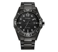 Citizen Sport Men's Black Dial & Black Stainless Steel Bracelet Watch