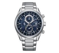Citizen Sport Men's Blue Dial & Silver Tone Stainless Steel Bracelet Watch
