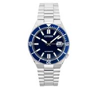Citizen Stainless Steel Navy Blue Dial Automatic NJ0230-59L 100M Men's Watch