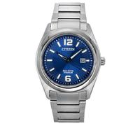 Citizen Super Titanium Blue Dial Eco-Drive AW1641-81L 50M Dress Men's Watch