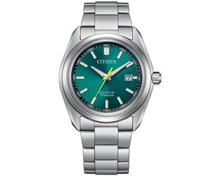 Citizen Super Titanium Eco-Drive AW1900-50X - Man - 40 mm - Analogue - Quartz - Sapphire Glass Green 40 mm