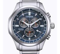 Citizen Silver Mens Chronograph Watch AT2530-85L