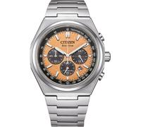 Citizen Super Titanium Zenshin Chrono Textured Salmon Watch CZ-738