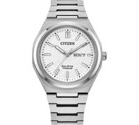 Citizen Super Titanium Zenshin Three Hands Textured White Watch CZ-808
