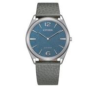 Citizen Suratto AR3120-24L Men's Watch 38 mm Solar Stainless Steel Blue with Leather Strap