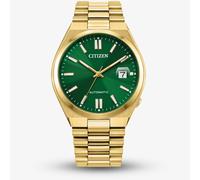 Citizen Automatic Tsuyosa Green Dial Gold Tone Stainless Steel Bracelet Watch