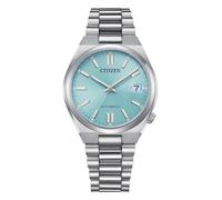 CITIZEN NJ0200 Women's Automatic Watch with Stainless Steel Link Strap 37 mm Sapphire Glass Date Ice Blue, ice blue