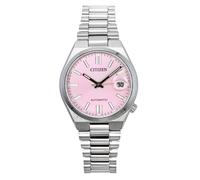 CITIZEN NJ0200 Women's Automatic Watch with Stainless Steel Link Strap 37 mm Sapphire Glass Date Ice Blue, pink