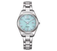 Citizen Women's Analogue Eco-Drive Watch with Titanium Strap EW2601-81M