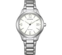 Citizen Women Analogue Eco-Drive Watch | Analogue quartz, crystal glass, 5 bar waterproof, 240 days power reserve, date, stainless steel strap