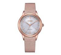 Citizen L Steel White Dial Eco-Drive Dress Women's Ladies Watch EM1153-88A