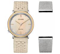 Citizen Women's Analogue Eco-Drive Watch with a Fabric Band L Ambiluna Collection