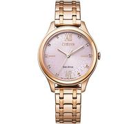 Citizen Women's Analogue Eco-Drive Watch with a Stainless Steel Band