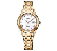 Citizen Women's Analogue Eco-Drive Watch with a Stainless Steel Band Elegance