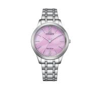 Citizen Women's Analogue Eco-Drive Watch with Stainless Steel Strap EM0411-71X