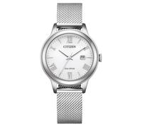 Citizen Women's Analogue Eco-Drive Watch with Stainless Steel Strap EW2621-75A