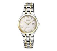 Citizen Women's Analogue Solar Powered Watch with Stainless Steel Strap EW2484-82B