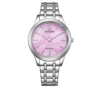 Citizen Women's Analogue Eco-Drive Watch with Stainless Steel Strap EM0411-71X