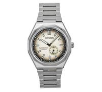 CITIZEN NK5020 Men's Automatic Watch Zenshin 60 Super Titanium with Titanium Link Strap and Sapphire Glass, beige