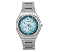 CITIZEN NK5020 Zenshin 60 Super Titanium Automatic Men's Watch with Titanium Link Strap and Sapphire Glass, ice blue