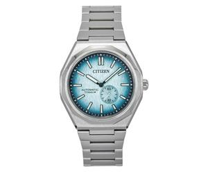 Citizen Zenshin 60 Light Blue Dial Automatic Casual 100M Men's Watch NK5020-58L