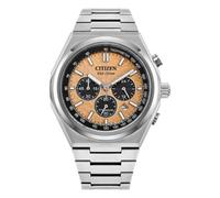 Citizen Zenshin Titanium Eco-Drive Men's Watch, Salmon Dial, 42mm, CA4610-85Z