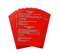 Citizenship Flash Cards 10 Pieces Paper Constitutional Rights Guide