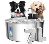 CITIZILI Dog Water Fountain Wireless7L/236oz Cat Water Bowl Dispenser Automatic