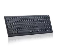 CITLLA K9300 Clavier sans Fil Bluetooth, Clavier Silencieux Multi-appareils pour Windows, Taille Normale, pavé Numérique, Touches Multimédias, Longue Batterie Durée, Compatible avec Ordinateur, PC