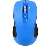 CITLLA Wireless Mouse for Laptop, Multi-Device Bluetooth Mouse, 4 Adjustable DPI Silent Mouse, 4-Way Scrolling Ergonomic Mouse for Windows, Full Size Mice for Laptop PC Computer Tablets(Blue)