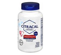 Citracal Calcium Maximum Plus +D3 Coated, 120 Caplets (Pack of 1)