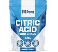 Citric Acid 100% Pure Food Grade for Food Bath Bombs Cleaning Cheese Making Cooking Descaling Descaler By PSN (500g)