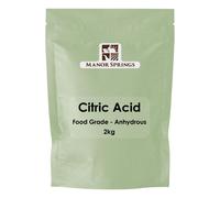 Citric Acid 2kg, Food Grade, Anhydrous by Manor Springs