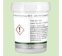 Citric Acid Anhydrous 99.5-100.5% Crystals BP Food Grade 1Kg