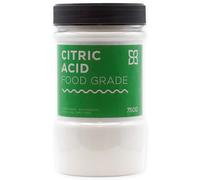 Citric Acid Food Grade 750g Jar. Pure Anhydrous Citric Acid Powder for Meat & Drink Preservation & Flavour Enhancer. 100% Pure Fine Crystals. GMO-Free, Premium Quality, Vegan, Gluten-Free.