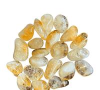 Citrine Crystal Single Polished Tumblestone by Bella Mira for Grounding Alignment Prosperity