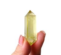 Citrine Double Point Crystal Column Yellow Quartz Tower Home Decoration Ornaments Gemstone Stone